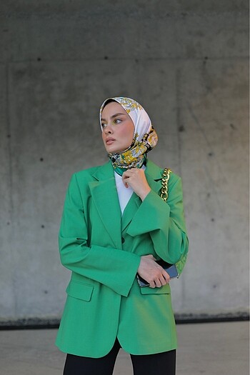 Zara Yeşil Blazer