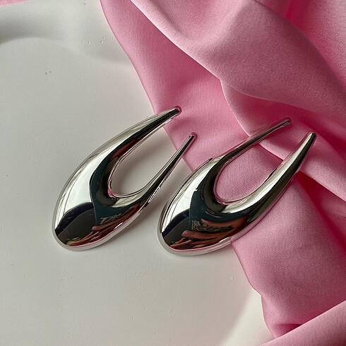 Vıp Zara Model Silver Küpe
