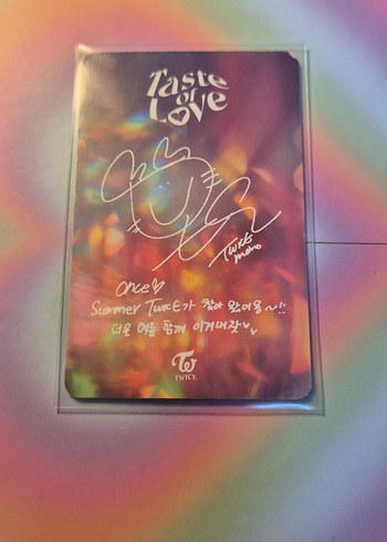 Zara Twice Momo Photocard