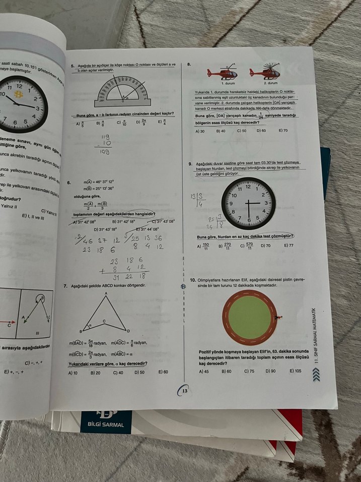 11. Sınıf Matematik Soru Bankası YKS Hazırlık - Görsel 2