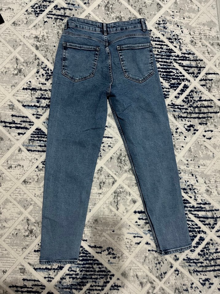 Kadın mavi kot pantolon 38 beden - Görsel 2