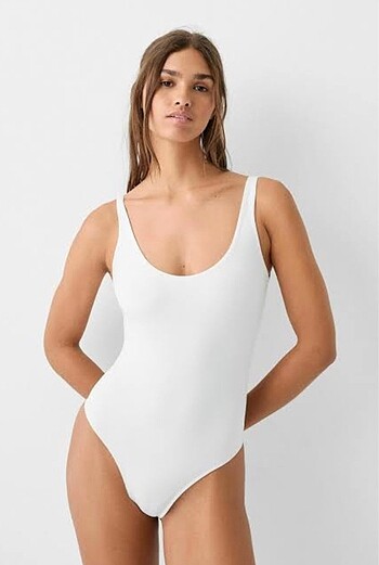 Bershka Beyaz Body
