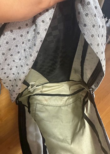 Gri Puantiyeli Vans Kadın Sırt Çantası - Görsel 5