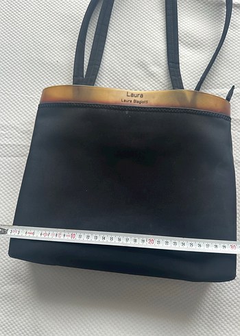 Laura Biaggi Siyah Deri Kadın Çanta - Görsel 3