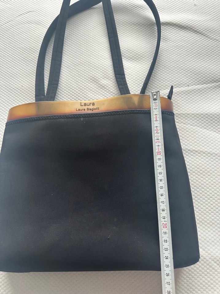 Laura Biaggi Siyah Deri Kadın Çanta - Görsel 2