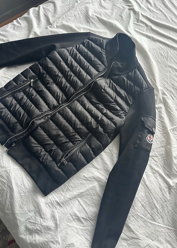 Siyah Fermuarlı Yüksek Yakalı Mont - Görsel 2