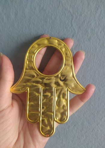 Altın Renkli Püsküllü Bohem Duvar Süsü - Görsel 2