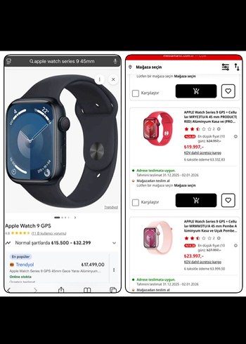 apple watch series 9 gps - Görsel 6
