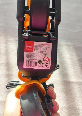 Sarı Renkli Oyuncak Motosiklet - Görsel 3