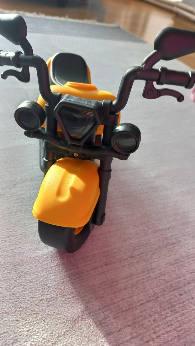 Sarı Renkli Oyuncak Motosiklet - Görsel 2