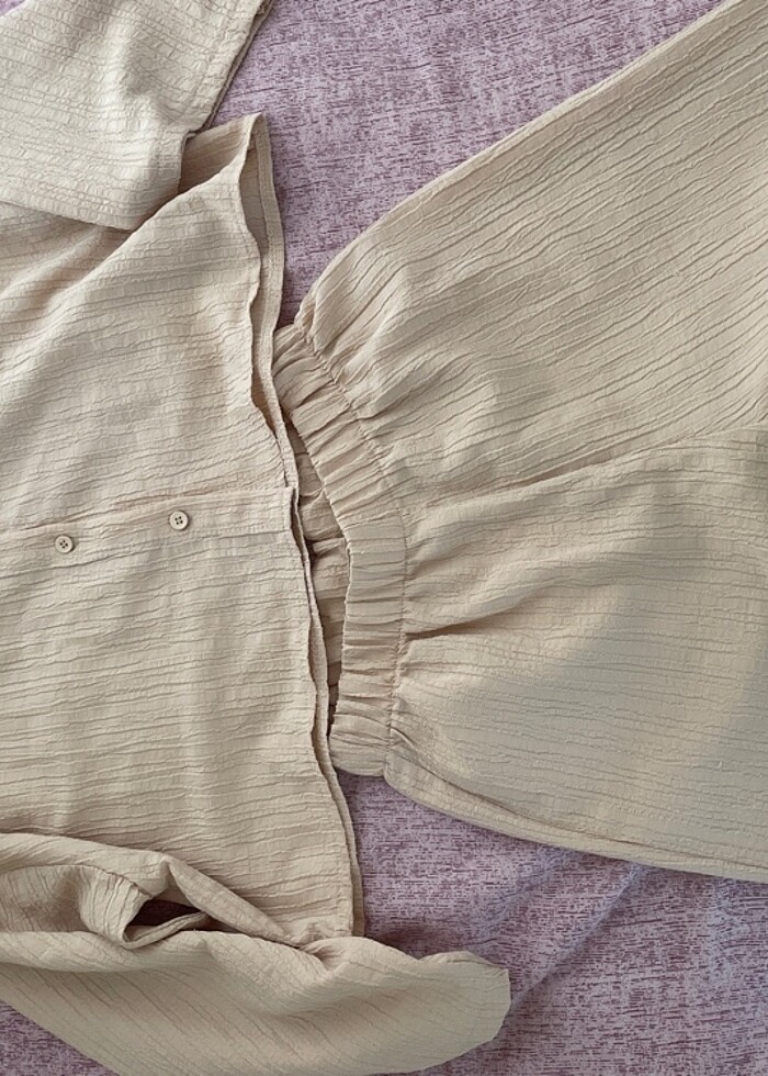 Krem ikili takım - Görsel 3