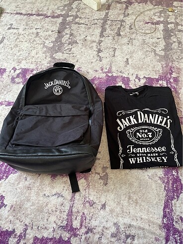 Jack daniel çanta tshirt