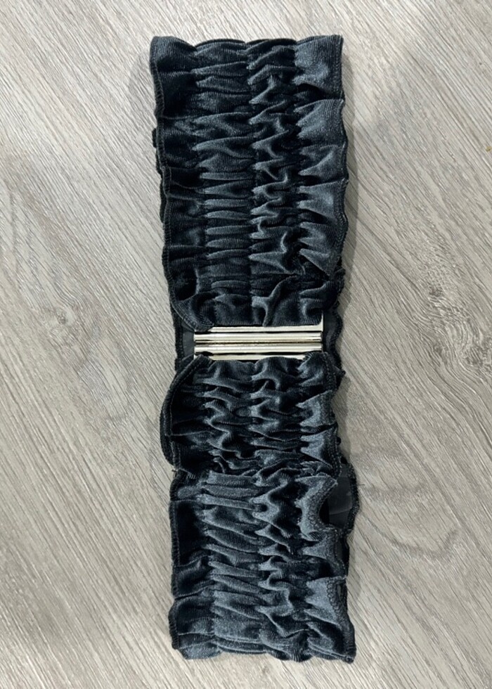 Kadife elbise - Görsel 5