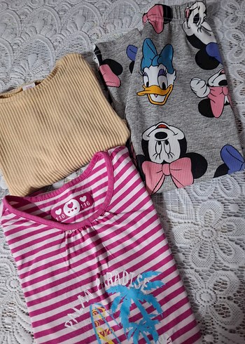 Kız Çocuk Uzun Kollu Pamuklu Pijama Takımları