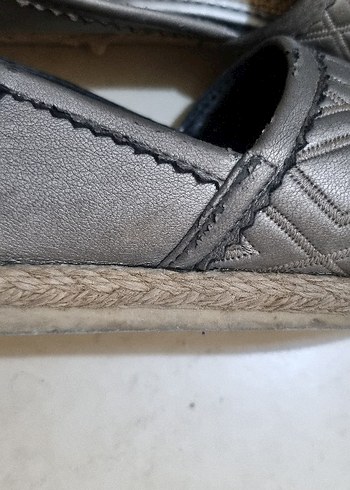 Gri Dolgu Topuklu Kadın Espadril - Görsel 3