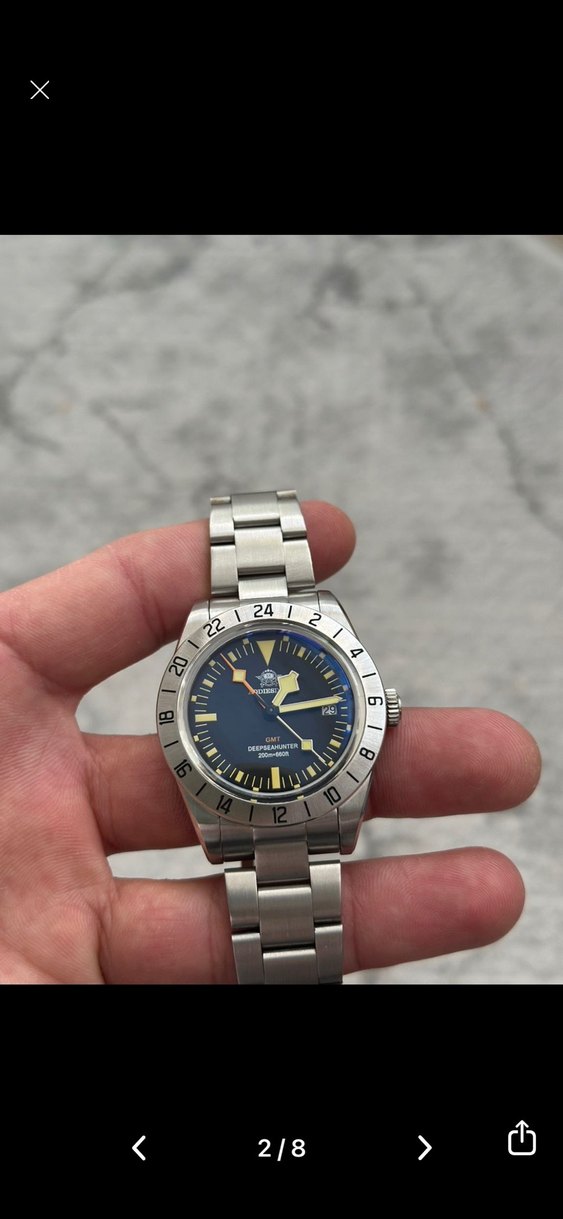 ADDIESDIVE Klasik Erkek Kol Saati Mavi Kadran - Görsel 3