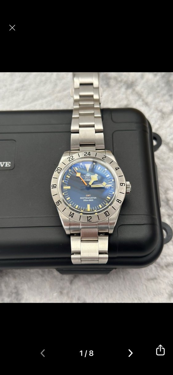 ADDIESDIVE Klasik Erkek Kol Saati Mavi Kadran - Görsel 4