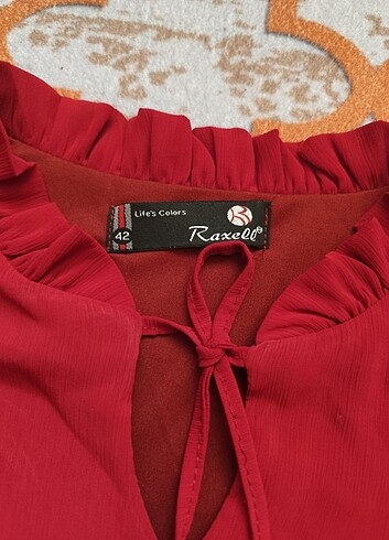 42 Beden bordo Renk Elbise