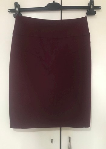 Bordo Midi Kalem Etek