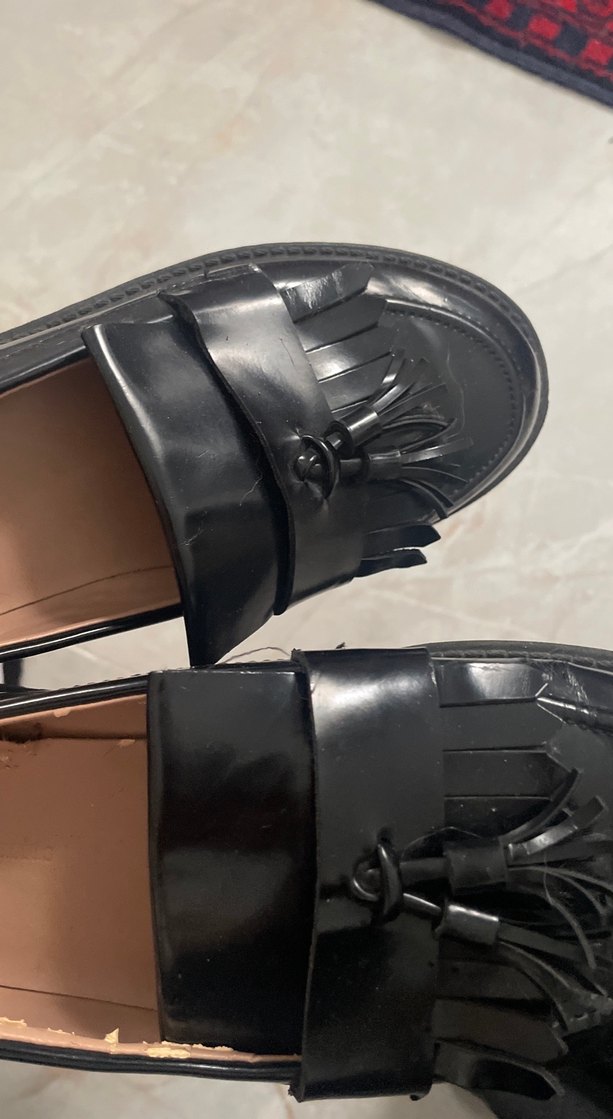 Siyah Deri  Loafer - Görsel 2