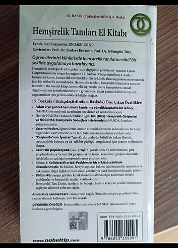 Hemşirelik Tanıları El Kitabı