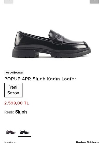 Loafer ayakkabı 