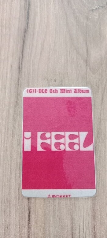  Beden Renk (G)İ-dle 'İ Feel' photocard 