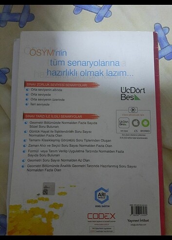  Beden 345 yayinlari ayt matematik deneme