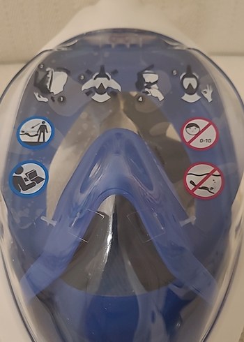 DECATHLON Easybreath Yetişkin Su Altı Keşif Maskesi - Görsel 6