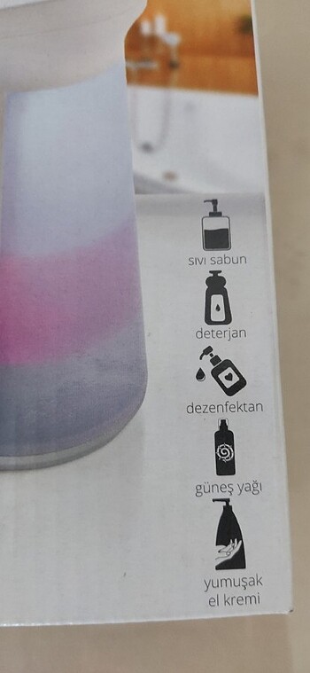  Beden beyaz Renk Sensörlü sıvı sabunluk