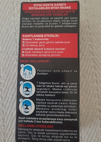 Garnier Siyah Nokta Karşıtı Kömürlü Maske - Görsel 4