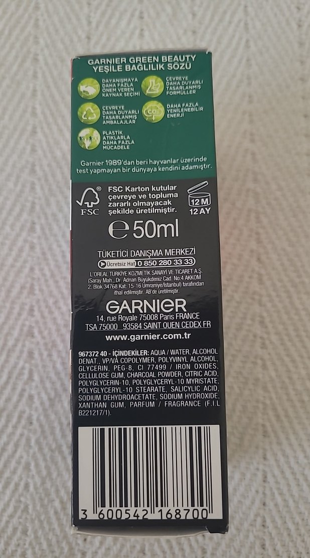 Garnier Siyah Nokta Karşıtı Kömürlü Maske - Görsel 3