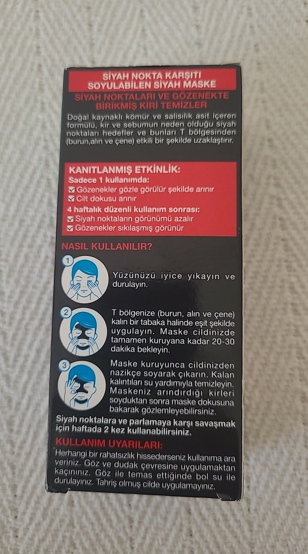 Garnier Siyah Nokta Karşıtı Kömürlü Maske - Görsel 4
