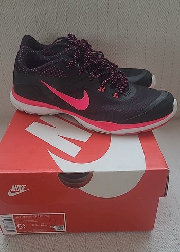 Nike Kadın Pembe Siyah Spor Ayakkabı - Görsel 2
