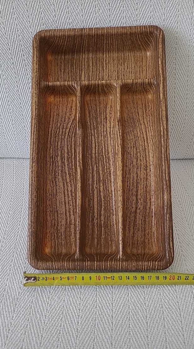 Ahşap görünümlü Çatal Kaşık organizer - Görsel 2