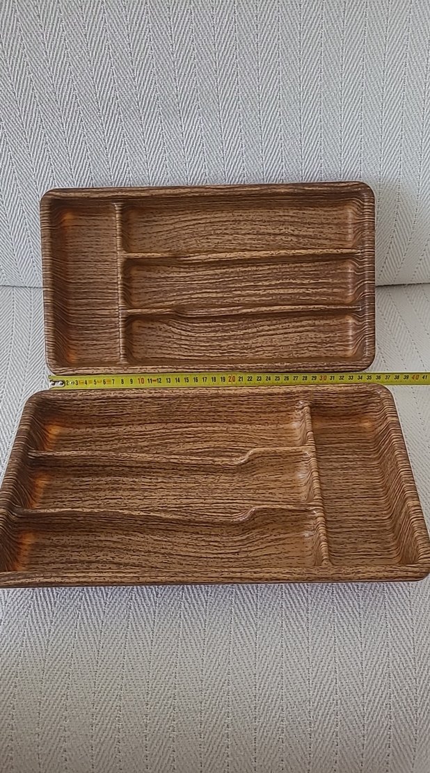 Ahşap görünümlü Çatal Kaşık organizer - Görsel 3