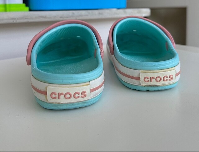 30 Beden mavi Renk Orjinal Crocs terlik kız çocuk