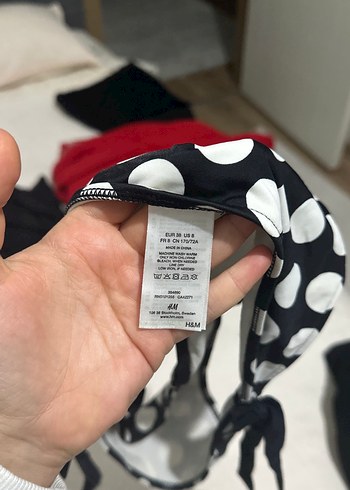 Puantiye Desenli Siyah Bikini Altı - Görsel 4