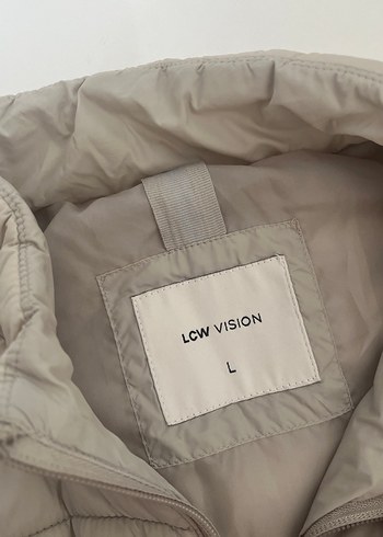 Bej Erkek Kapitone Yelek Fermuarlı - Görsel 2