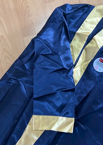 Mavi Uzun Kadın Mezuniyet Elbisesi - Görsel 3