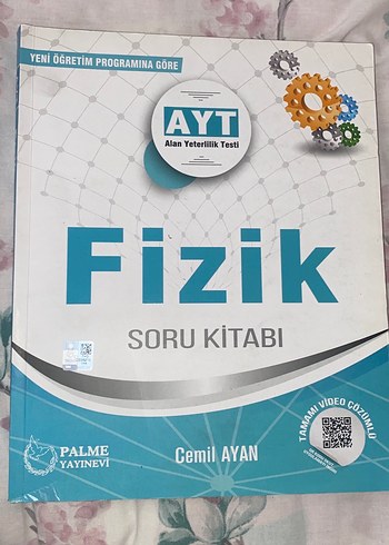 Palme AYT Fizik Soru Kitabı Yeni Öğretim