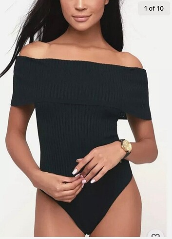 Fitiilli triko model çıtçıtlı bodysuit
