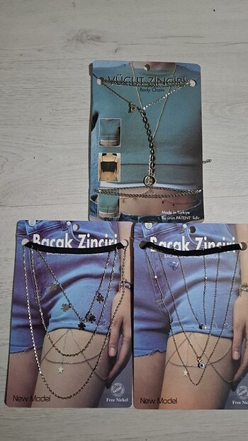 Bacak vücut zinciri 3 adet fiyatıdır - Görsel 2