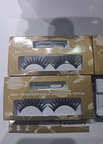 Bej Renkli Takma Kirpik Seti 4 adet fiyatı - Görsel 6