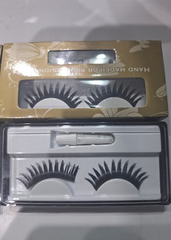 Bej Renkli Takma Kirpik Seti 4 adet fiyatı - Görsel 7