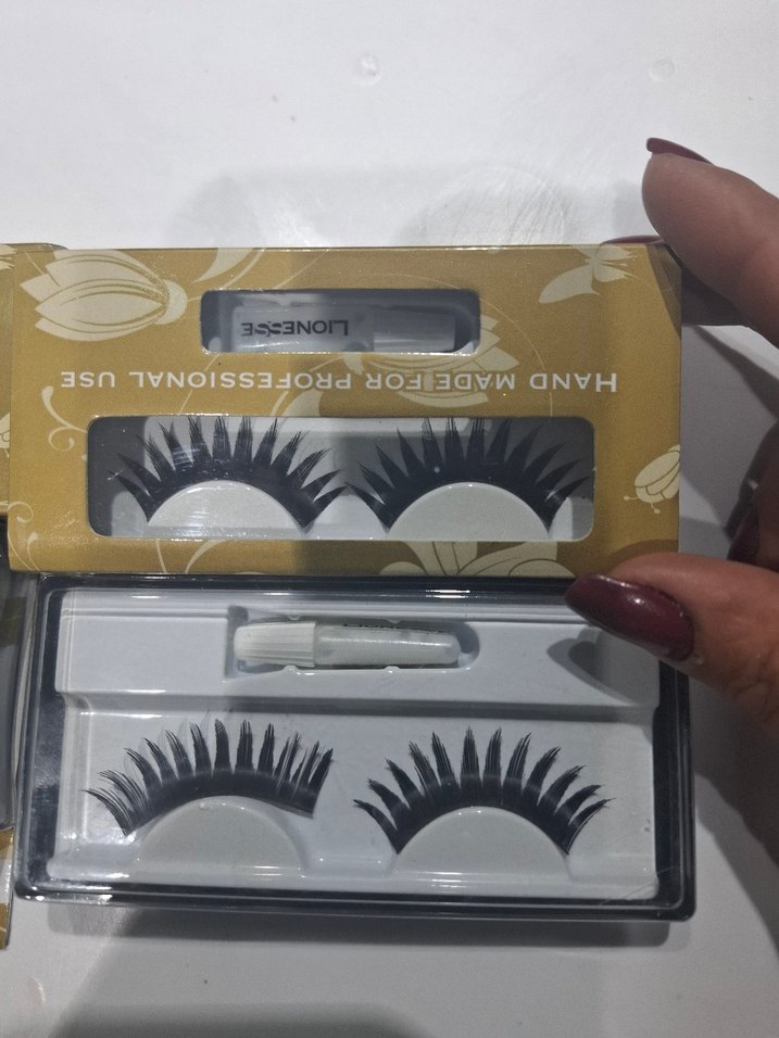 Bej Renkli Takma Kirpik Seti 4 adet fiyatı - Görsel 5