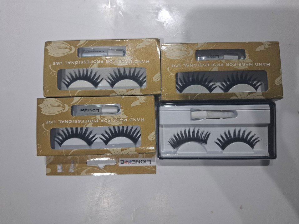 Bej Renkli Takma Kirpik Seti 4 adet fiyatı - Görsel 3