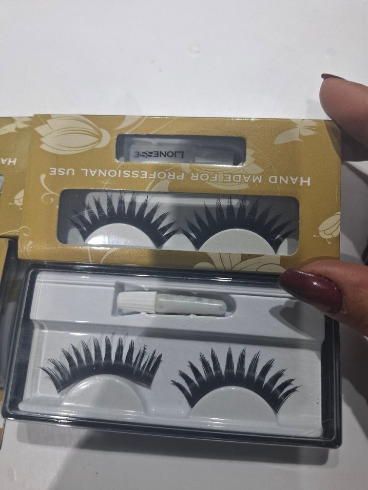 Bej Renkli Takma Kirpik Seti 4 adet fiyatı - Görsel 4