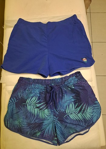 Kadın Lacivert Mini Şortlar 2 adet - Görsel 3