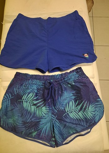 Kadın Lacivert Mini Şortlar 2 adet - Görsel 4